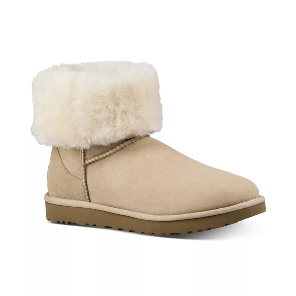 UGG Womens Comfortable Round Toe Classic II Short Boots Sand Size 10M NIB - Picture 4 of 7